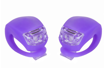 Блималки BC-RL8001 LED силіконові фіолетовий корпус